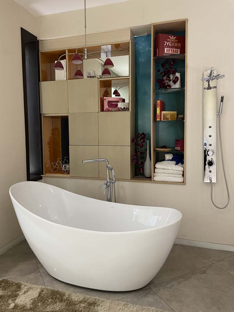 Bồn tắm đặt sàn 1m7 Caesar KT1170 - 6