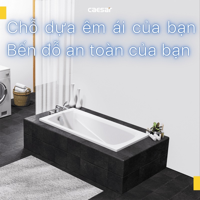 Bồn tắm xây 1m7 Caesar AT0670 - 6