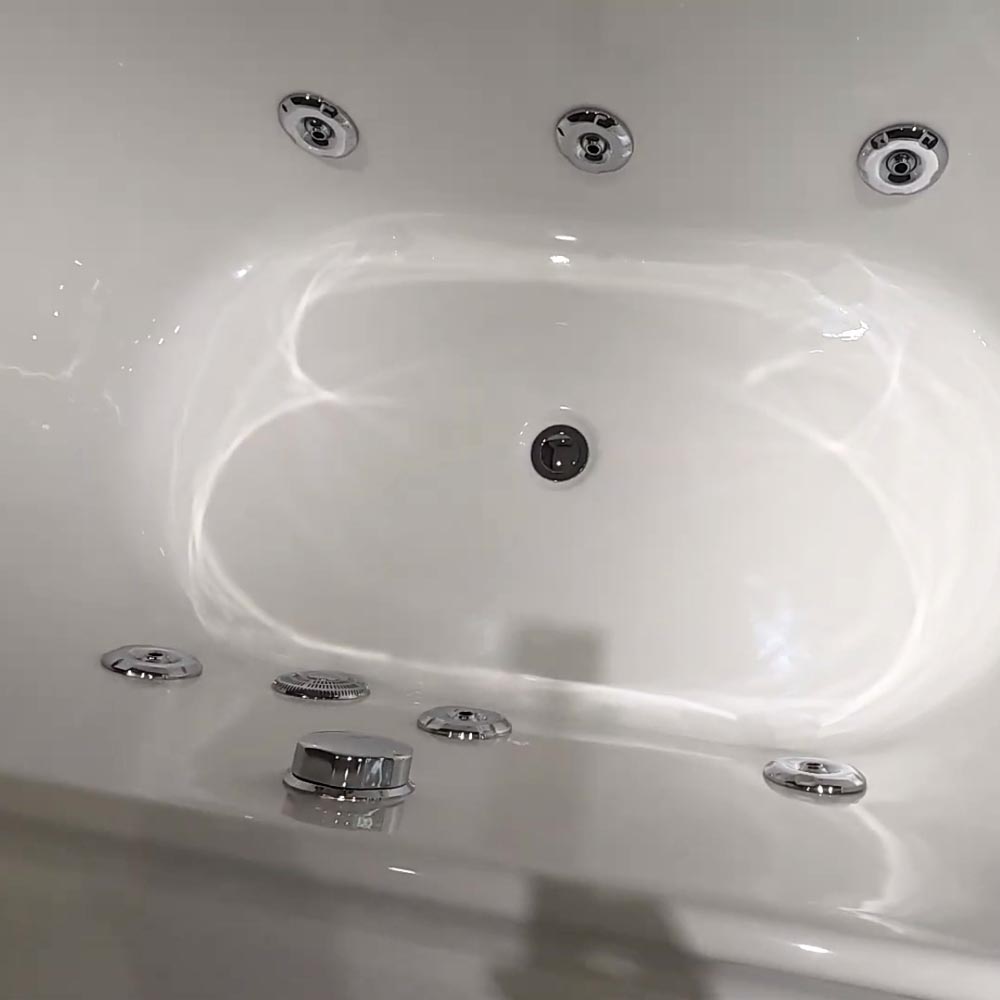 Bồn tắm xây 2m massage hơi Caesar MT212S - 5