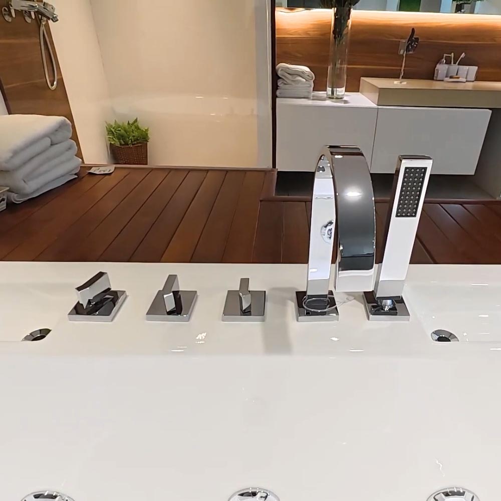 Bồn tắm xây 2m massage hơi Caesar MT212S - 6