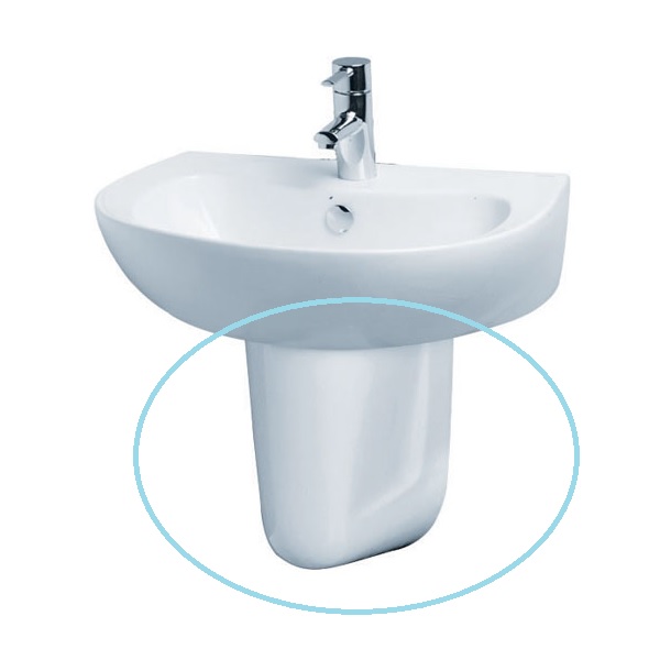 Chân chậu lavabo lửng Caesar P2441 P2441