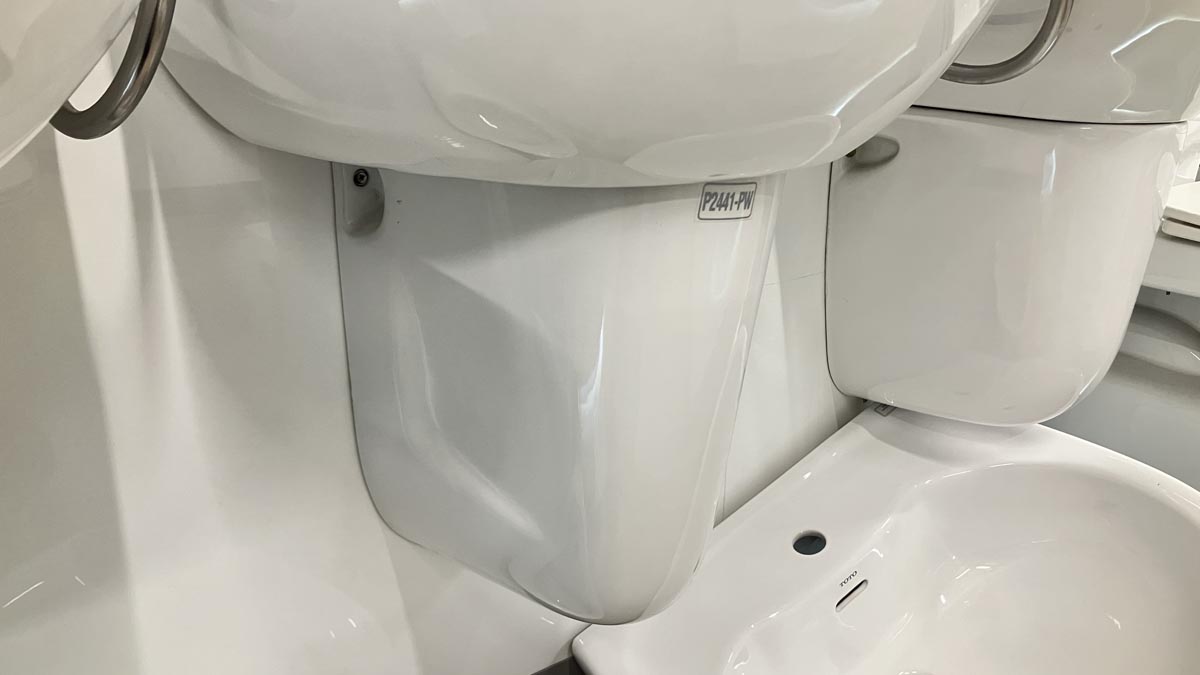 Chân chậu lavabo lửng Caesar P2441 P2441 - 4