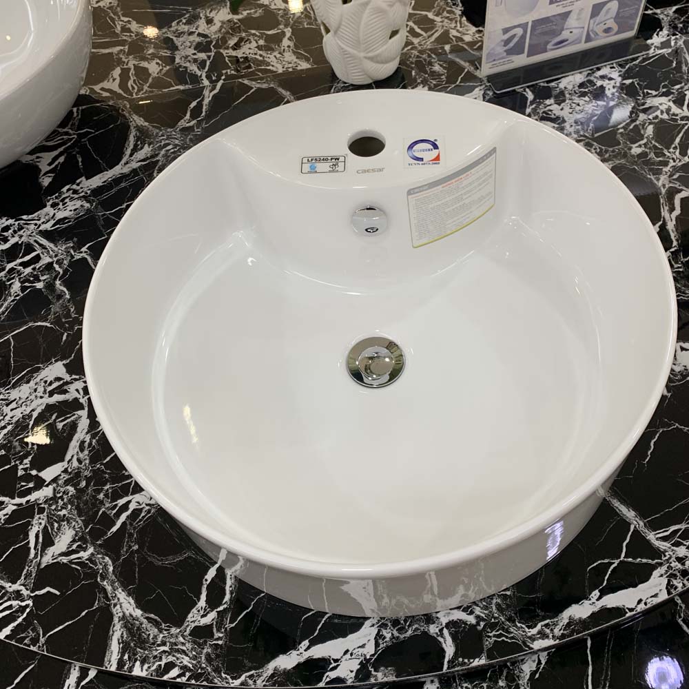 Chậu lavabo đặt bàn Caesar LF5240 LF5240 - 6
