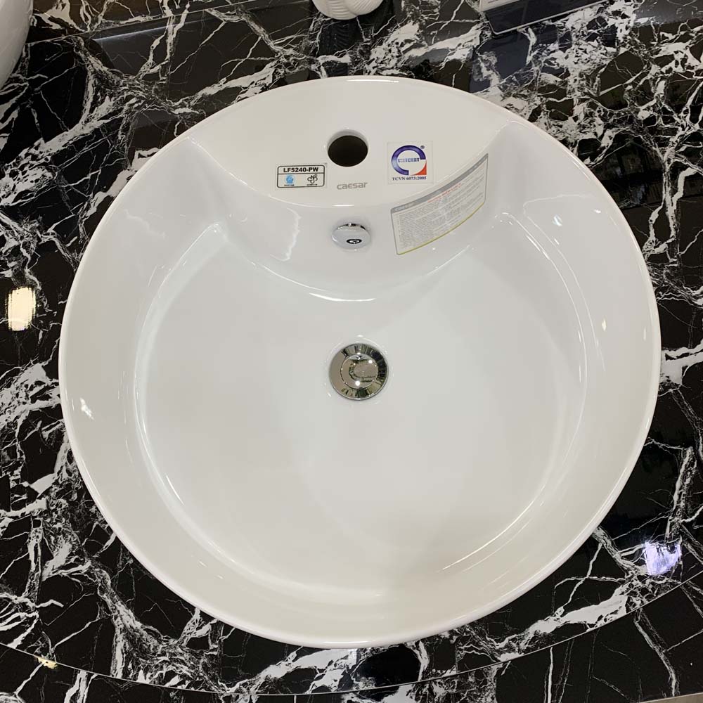 Chậu lavabo đặt bàn Caesar LF5240 LF5240 - 4