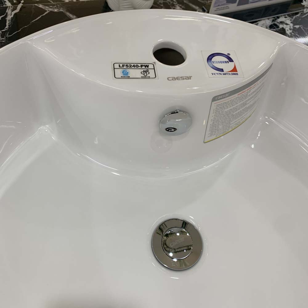 Chậu lavabo đặt bàn Caesar LF5240 LF5240 - 2