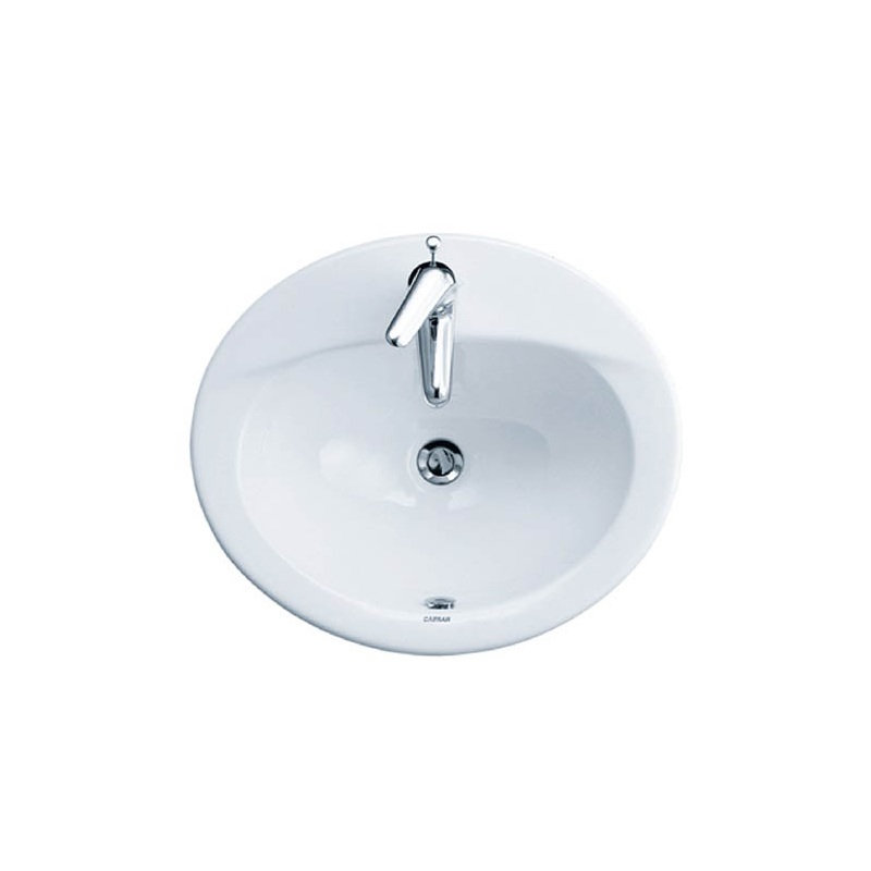 Chậu lavabo dương vành Caesar L5018 L5018