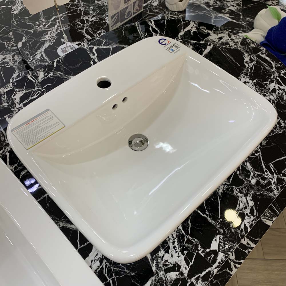 Chậu lavabo dương vành Caesar L5019 L5019 - 3