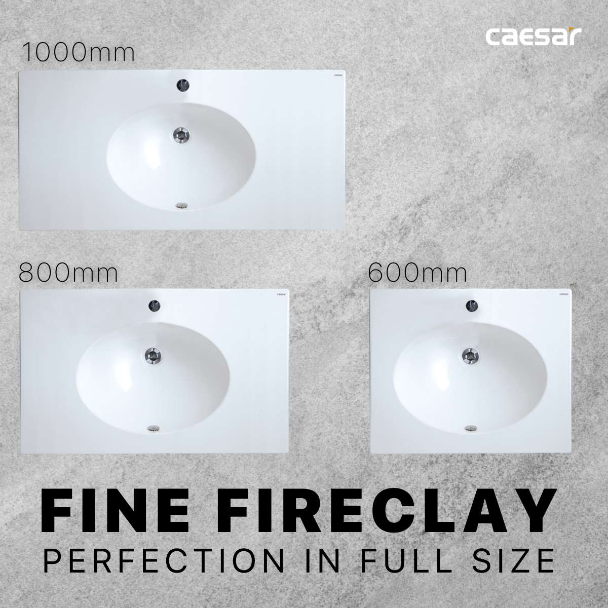 Chậu lavabo dương vành Caesar LF5026 LF5026 - 4