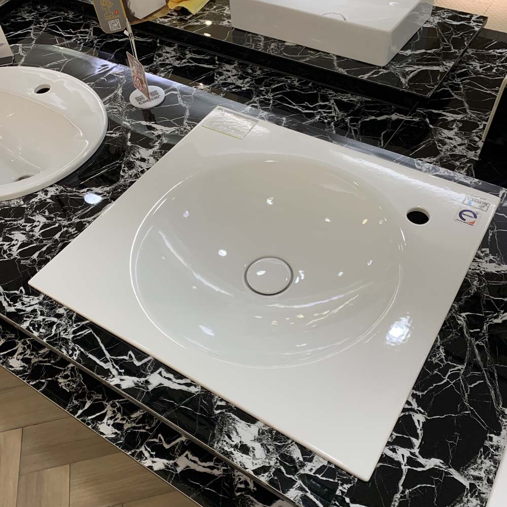 Chậu lavabo dương vành Caesar LF5038 LF5038 - 5