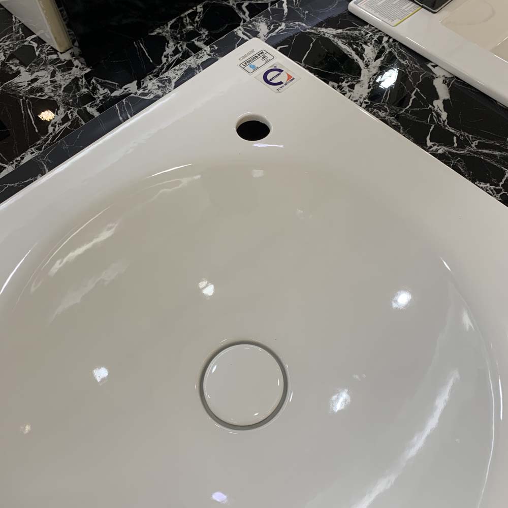 Chậu lavabo dương vành Caesar LF5038 LF5038 - 2