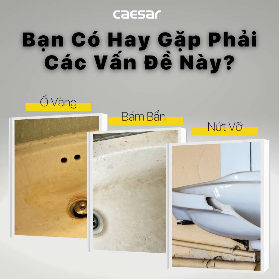 Chậu rửa lavabo treo tường Caesar L2140 L2140 - 4