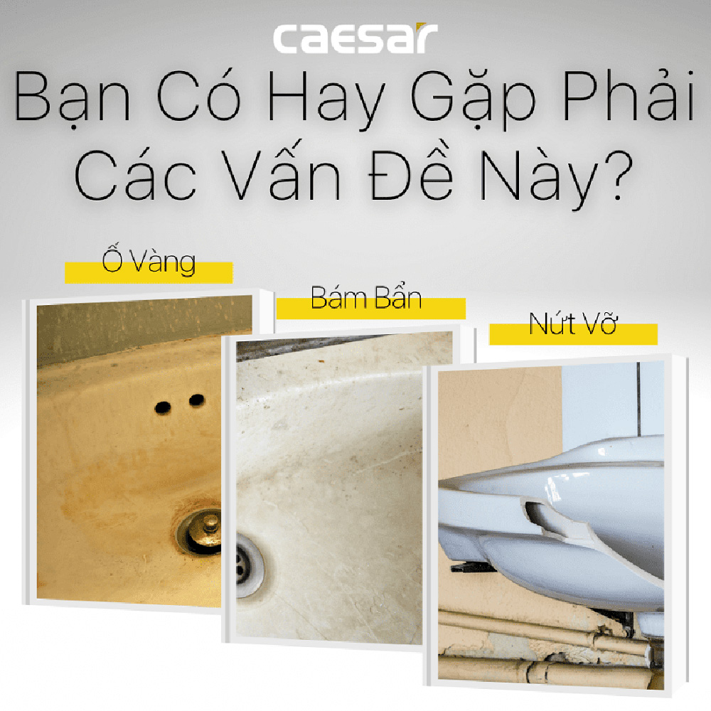 Chậu rửa lavabo treo tường chân dài Caesar L2220+P2445 L2220+P2445 - 4