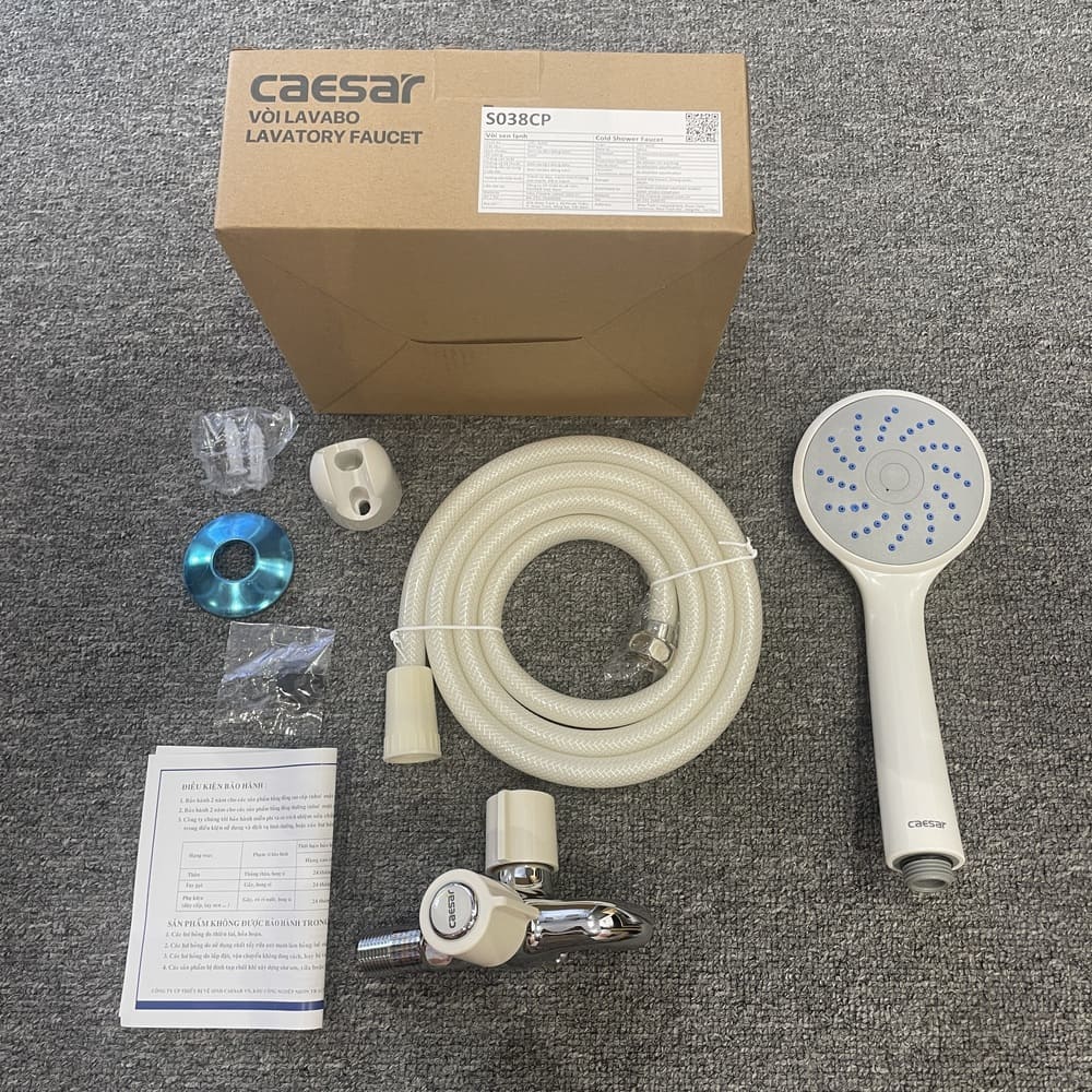 Bộ vòi sen tắm lạnh Caesar S038CP S038CP - 2