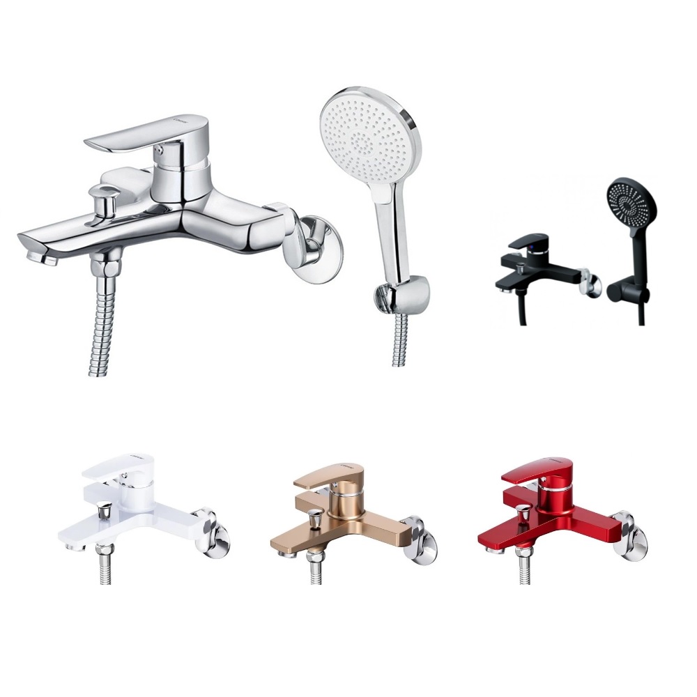 Bộ vòi sen tắm nóng lạnh Caesar S393C / CB / CW / CR / CG S393C