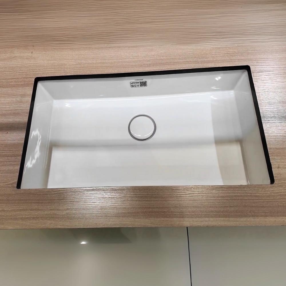 Chậu rửa mặt lavabo âm bàn Caesar LF5130 LF5130 - 4
