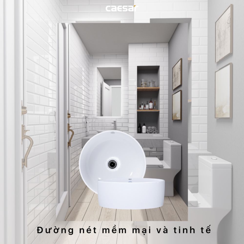 Chậu lavabo đặt bàn Caesar L5225 L5225 - 5