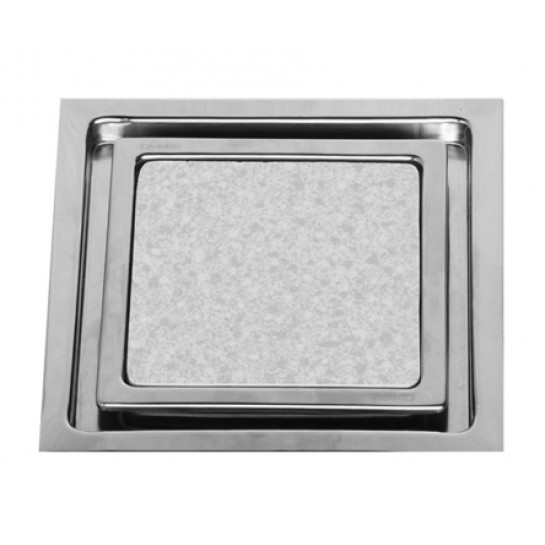 Phễu thoát sàn inox 304 20x20cm φ90 Caesar F2090 F2090