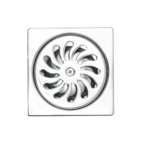 Phễu thoát sàn inox 304 9x9cm φ60 Caesar F2222 F2222