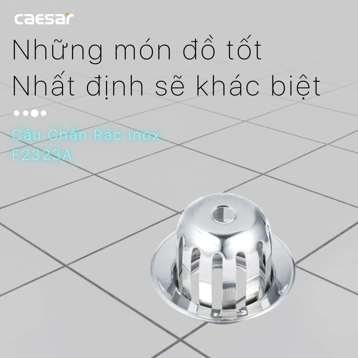 Cầu chắn rác 115x115mm Caesar F2323A F2323A - 5