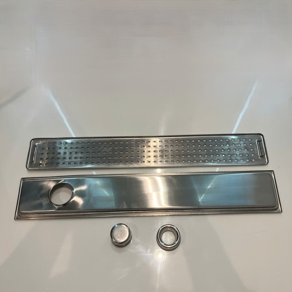 Phễu thoát sàn dài 10x60cm ø60 Caesar ST1060B ST1060B - 2