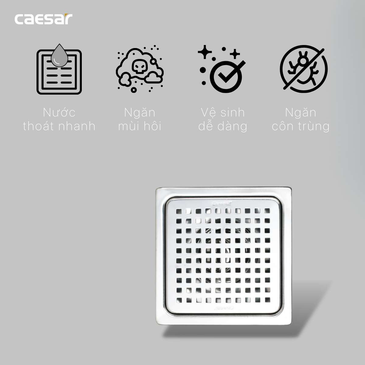 Phễu thoát sàn Caesar ST1414L ST1414L - 6