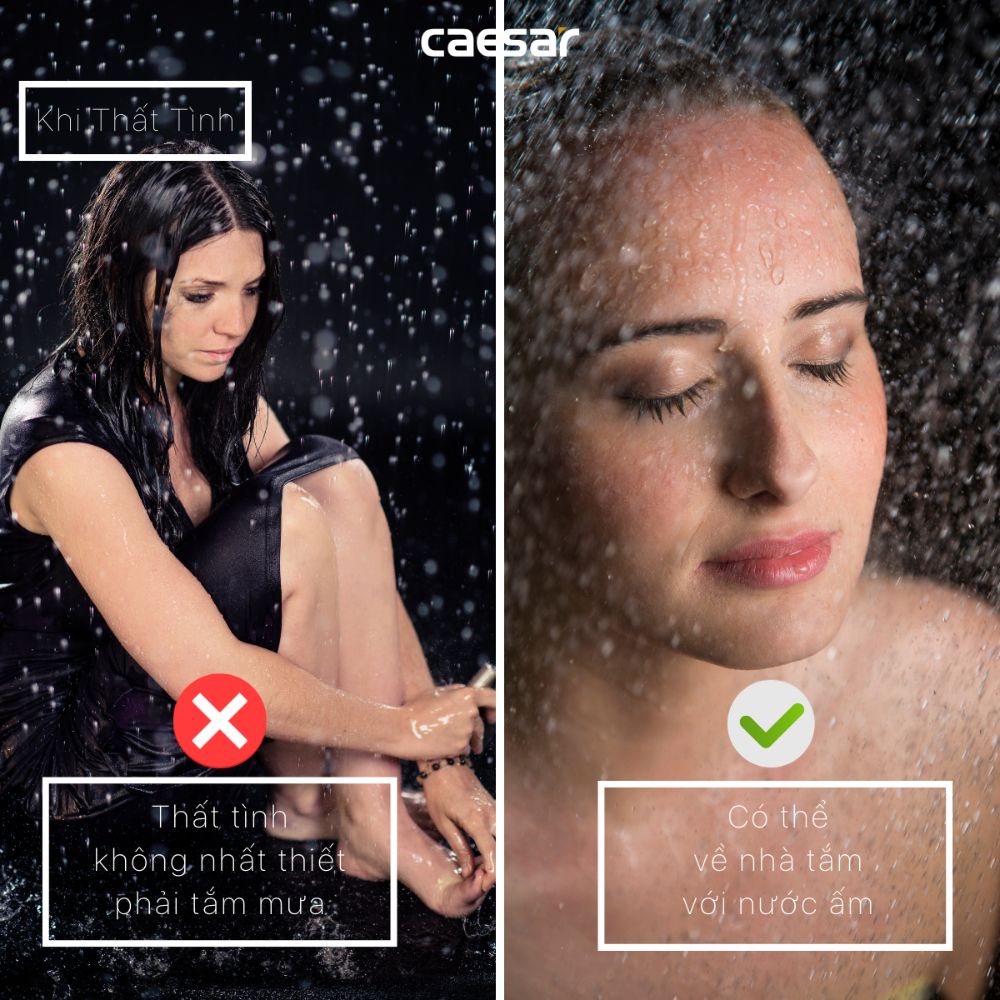 Bộ sen tắm cây nhiệt độ Caesar S1038S S1038S - 6