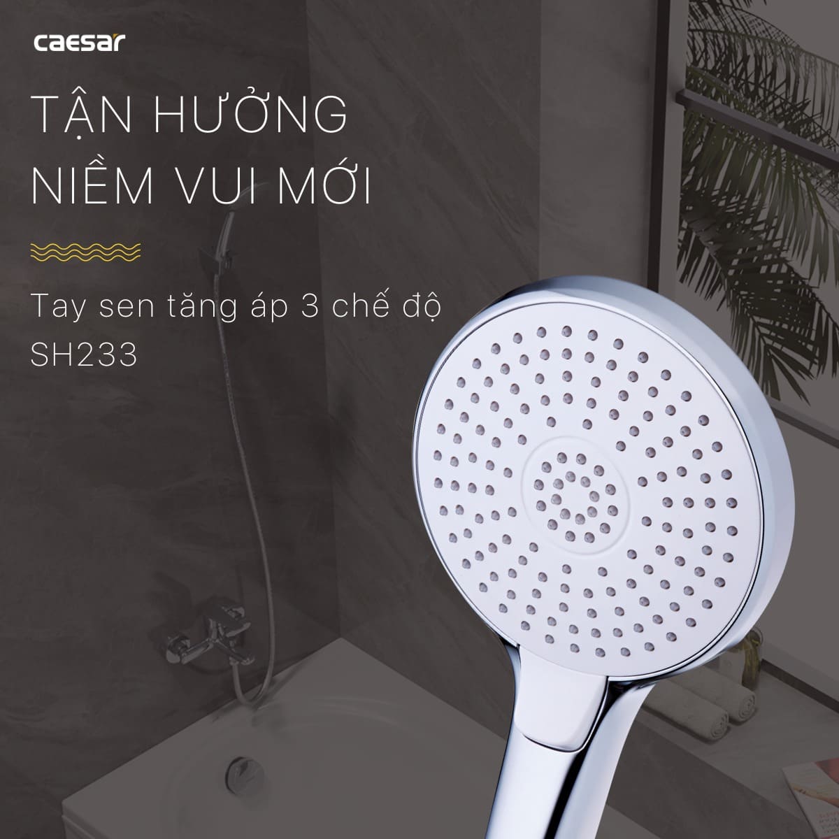 Tay sen tắm 3 chế độ Caesar SH233 SH233 - 5