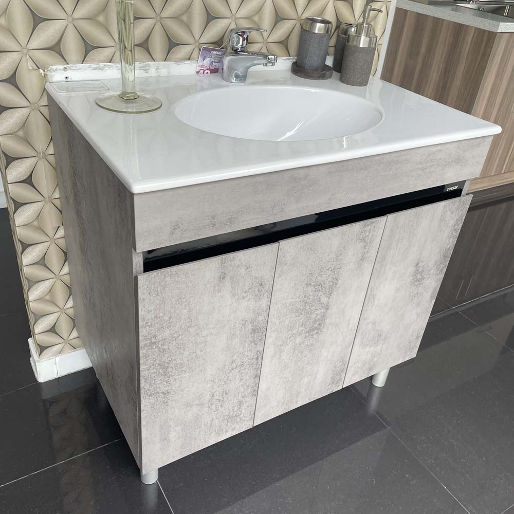 Bộ tủ chậu cabinet treo màu xám đậm Caesar LF5026+EH05026ASV LF5026+EH05026ASV - 5