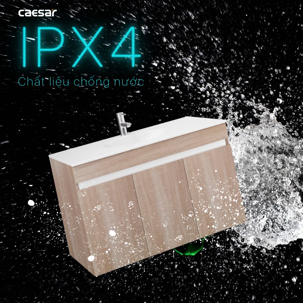 Bộ tủ chậu cabinet vân gỗ Caesar LF5028+EH15028AW7V LF5028+EH15028AW7V - 5