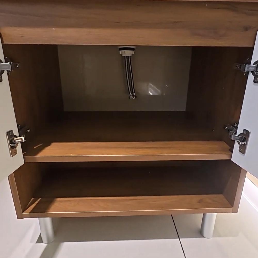 Bộ tủ chậu cabinet treo màu vân gỗ Caesar LF5030+EH05030AWV LF5030+EH05030AWV - 4