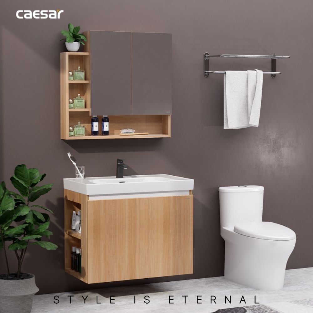 Bộ tủ chậu cabinet treo Caesar LF5358+EH15358CLW7V LF5358+EH15358CLW7V - 2