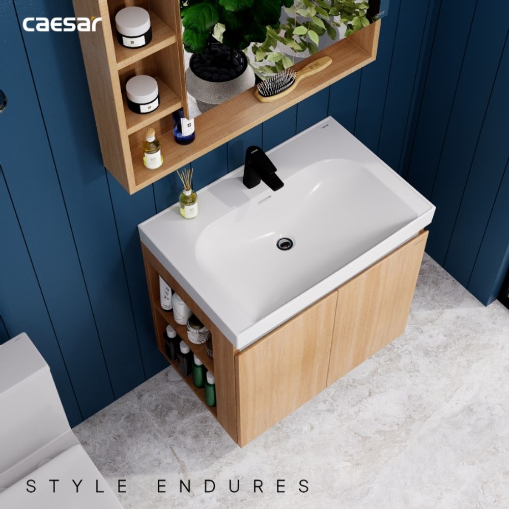 Bộ tủ chậu cabinet treo Caesar LF5358+EH15358CLW7V LF5358+EH15358CLW7V - 6