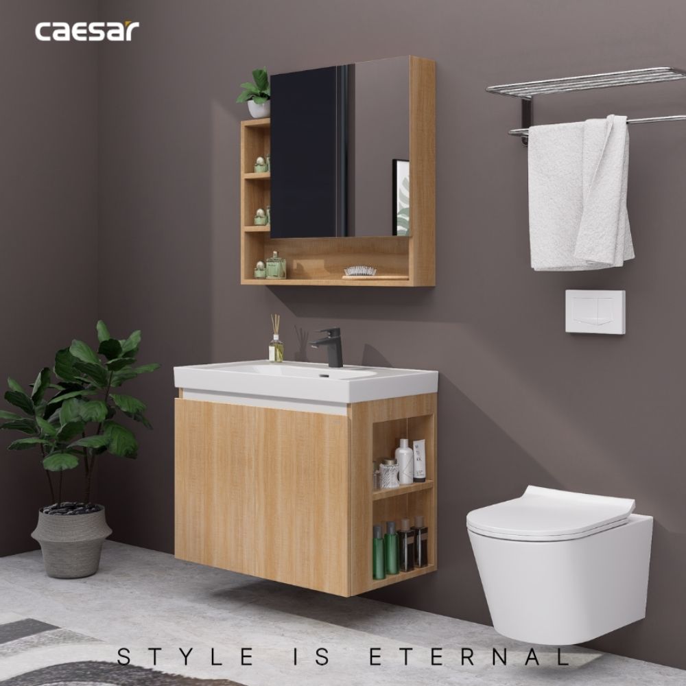 Bộ tủ chậu cabinet treo Caesar LF5358+EH15358CRW7V LF5358+EH15358CRW7V - 2