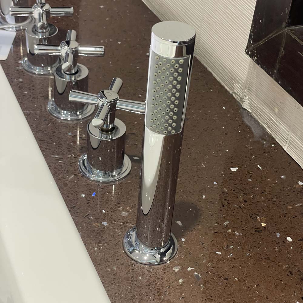 Bộ vòi sen trên bồn tắm nóng lạnh Caesar AS143C - 2