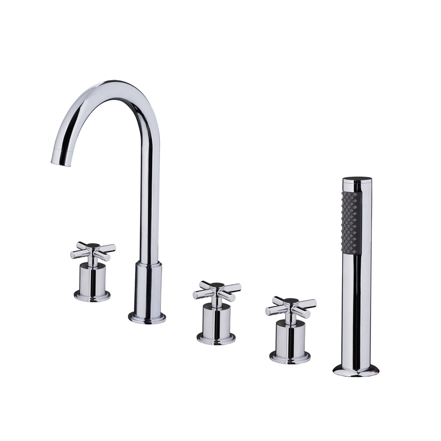 Bộ vòi sen trên bồn tắm nóng lạnh Caesar AS143C