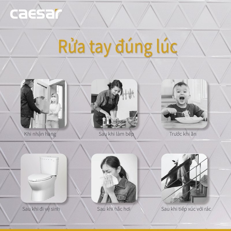 Vòi chậu lavabo lạnh Caesar B111C B111C - 3