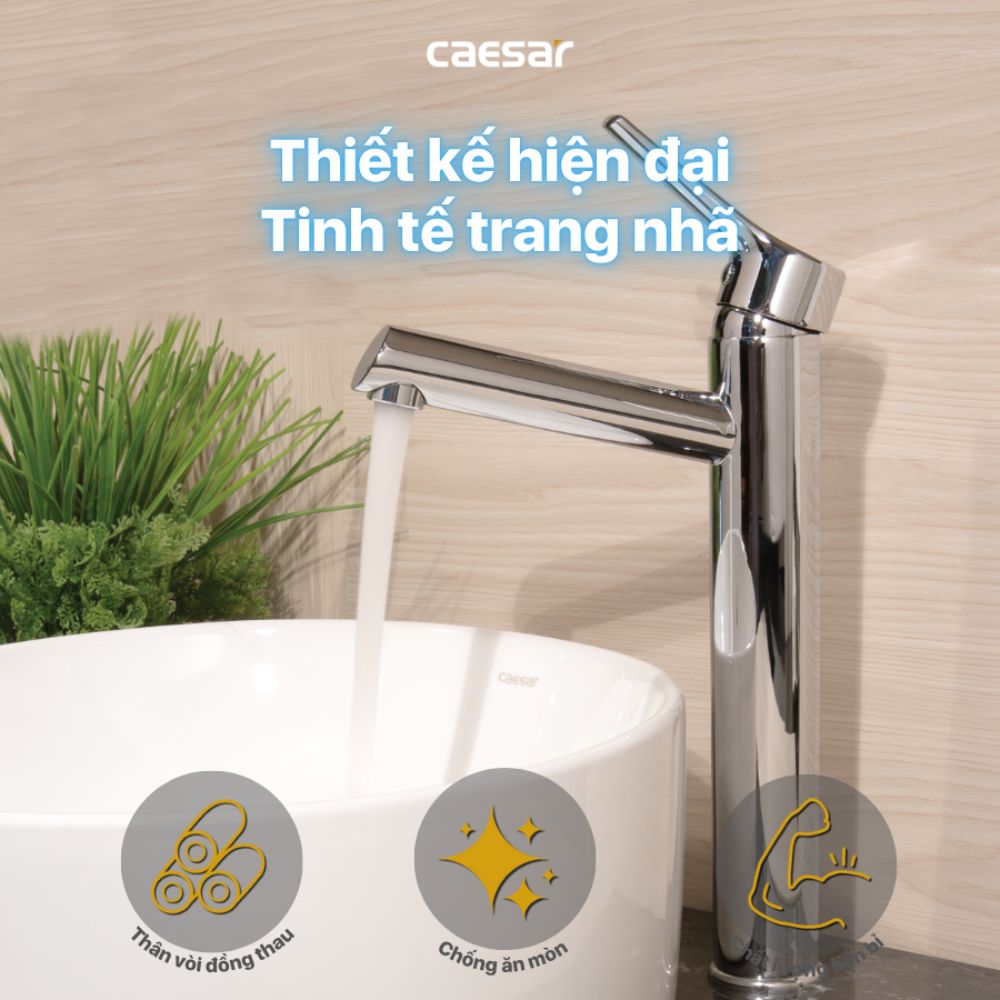Vòi chậu lavabo lạnh Caesar B191C B191C - 3