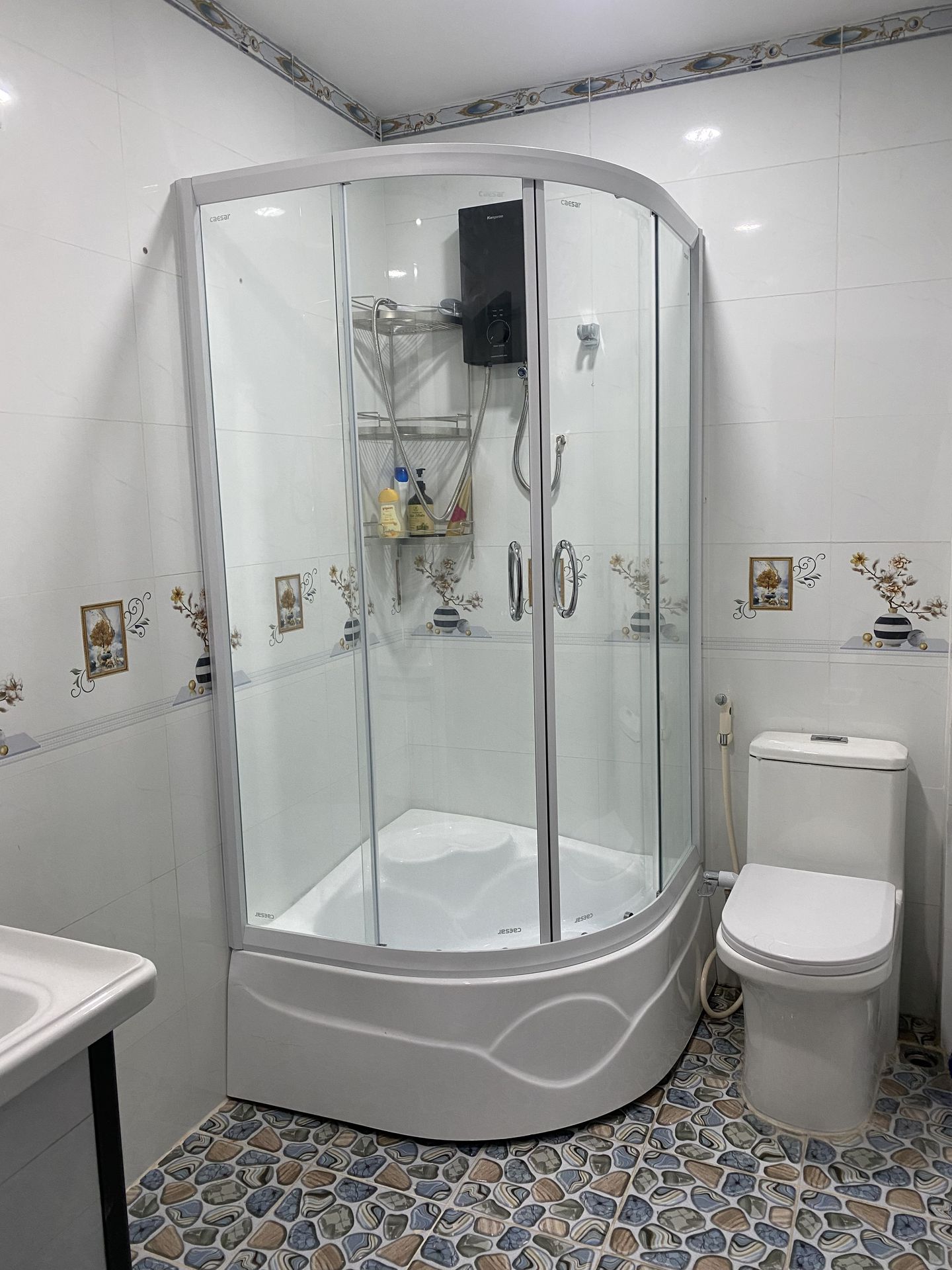 Bồn tắm đứng cửa lùa Caesar SPR101 - 2