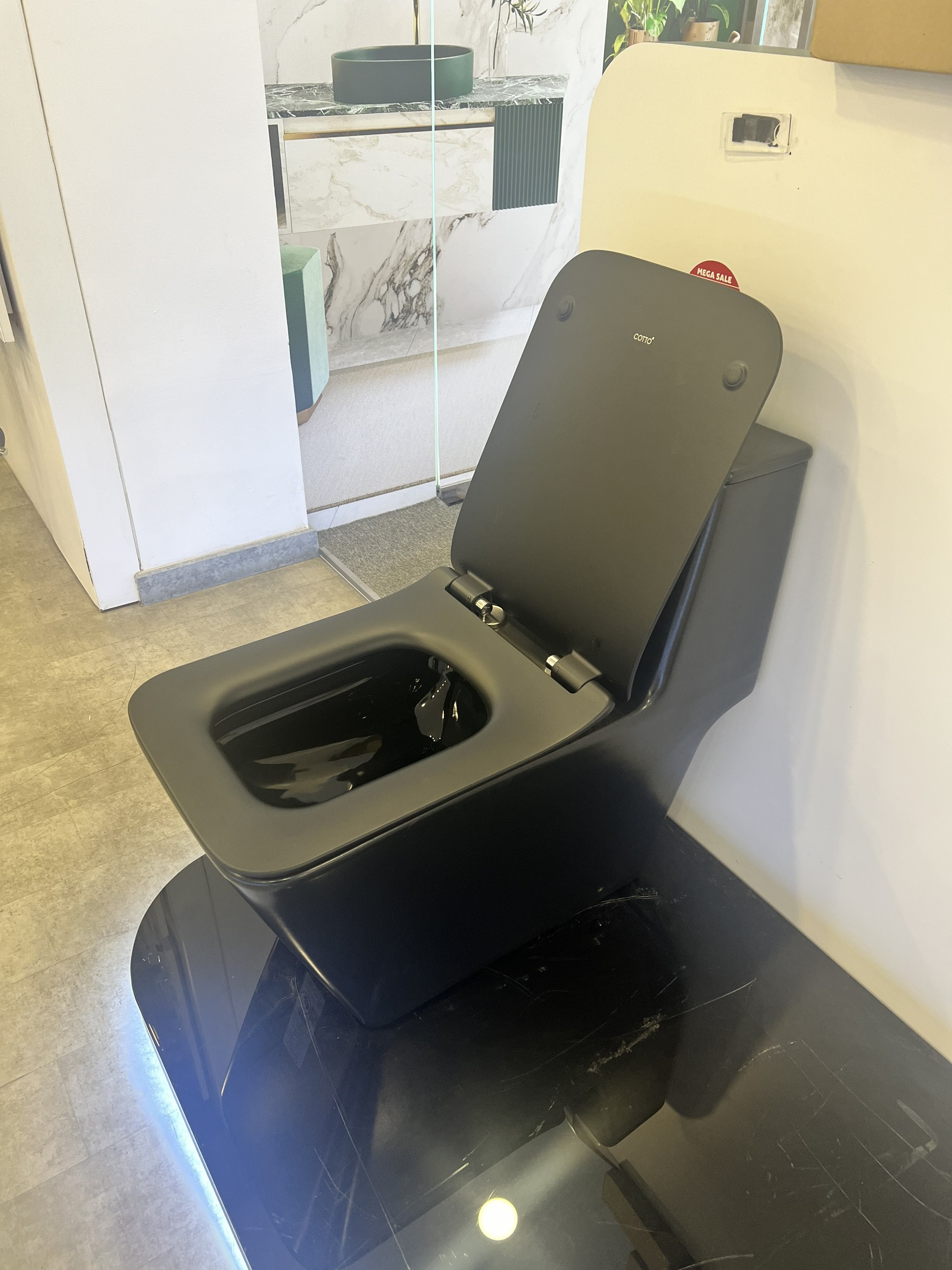 Bồn cầu 1 khối COTTO C1032MBK nắp êm dòng Simply Modish C1032MBK - 6