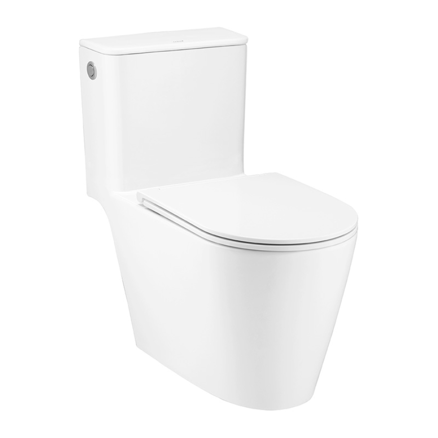 Bồn cầu 1 khối COTTO C103357 nắp êm dòng Simply Connect C103357