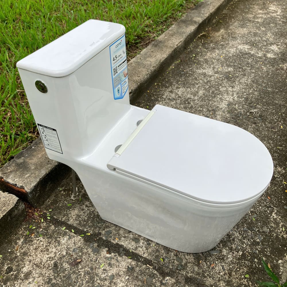 Bồn cầu 1 khối COTTO C103357 nắp êm dòng Simply Connect C103357 - 2