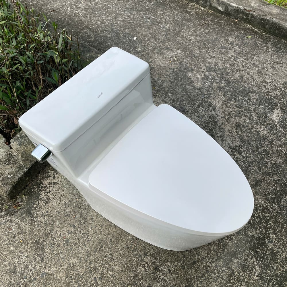 Bồn cầu 1 khối COTTO C105257 nắp êm dòng Riviera Pro - 3