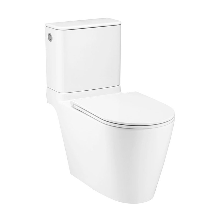 Bồn cầu 2 khối COTTO C125337 nắp êm dòng Simply Connect C125337