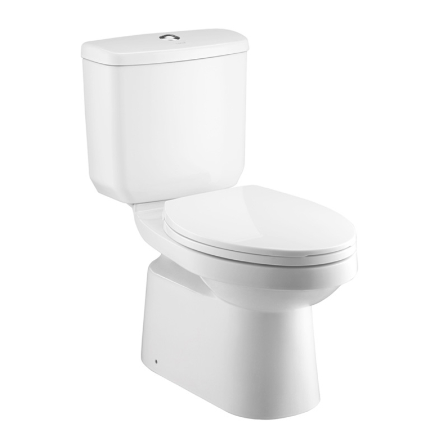 Bồn cầu 2 khối COTTO C13330 nắp êm dòng Sella C13330