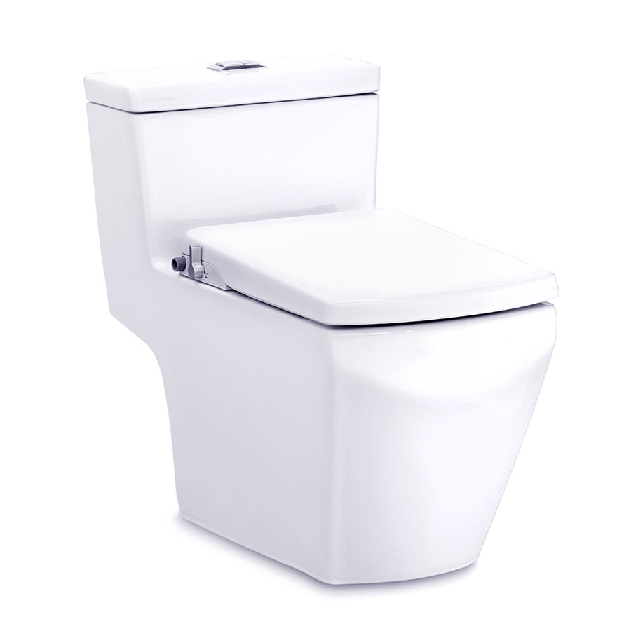 Bồn cầu 1 khối nắp rửa cơ COTTO C107127(CN) Grand Tetragon C107127(CN)