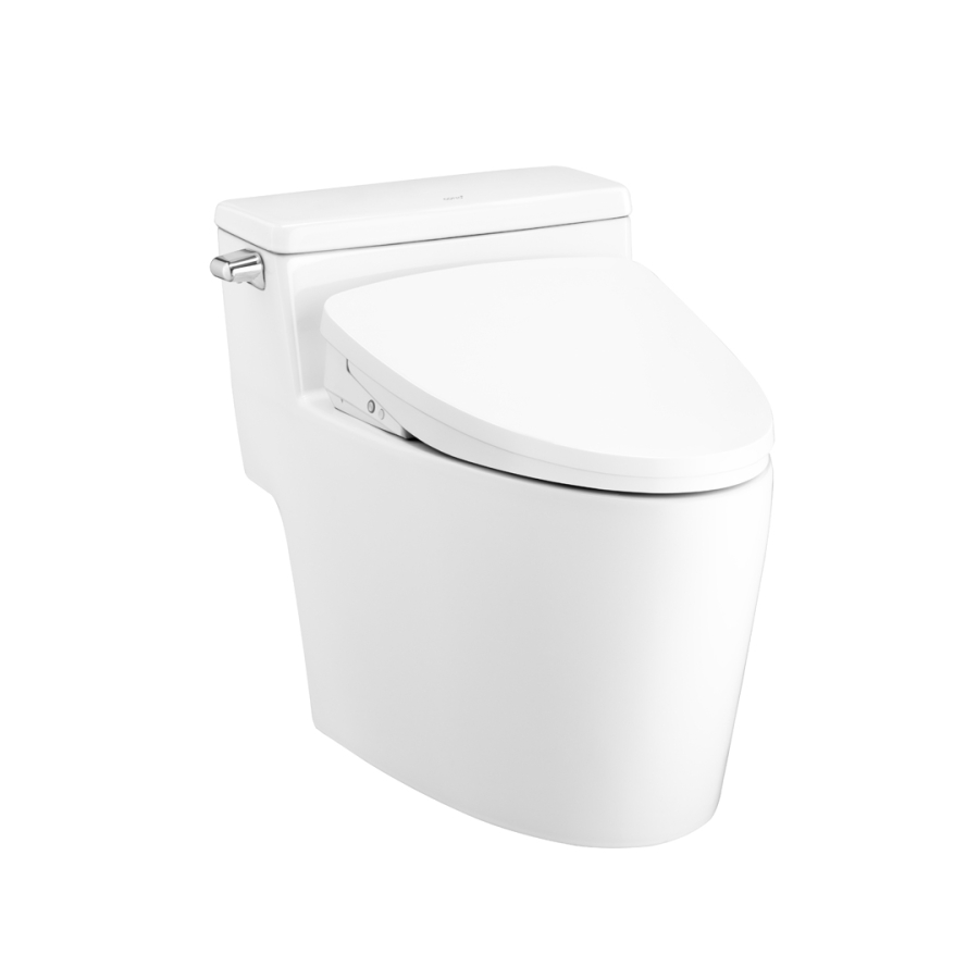 Bồn cầu 1 khối nắp điện tử COTTO C105267(CV10) Riviera Pro C105267(CV10)