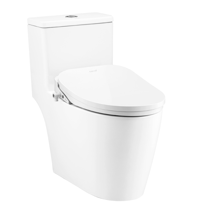 Bồn cầu 1 khối nắp điện tử COTTO C110507(CV5) Harmony C110507(CV5)