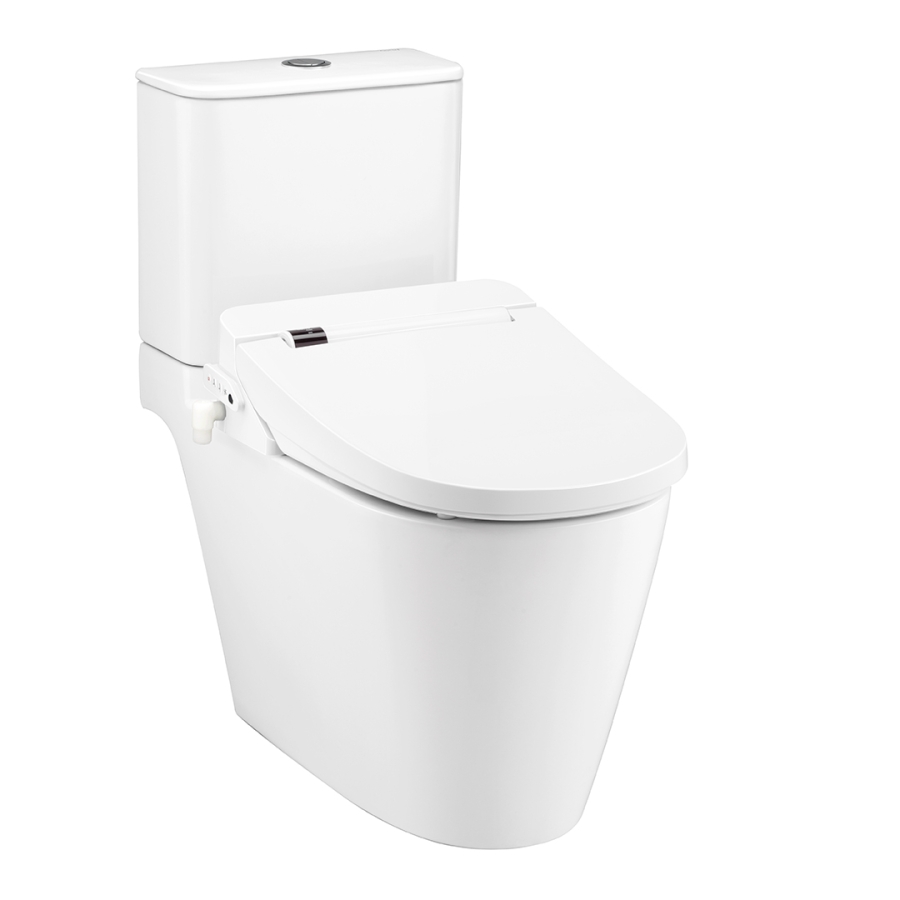 Bồn cầu 2 khối nắp điện tử COTTO C125317(CV4) Simply Connect C125317(CV4)