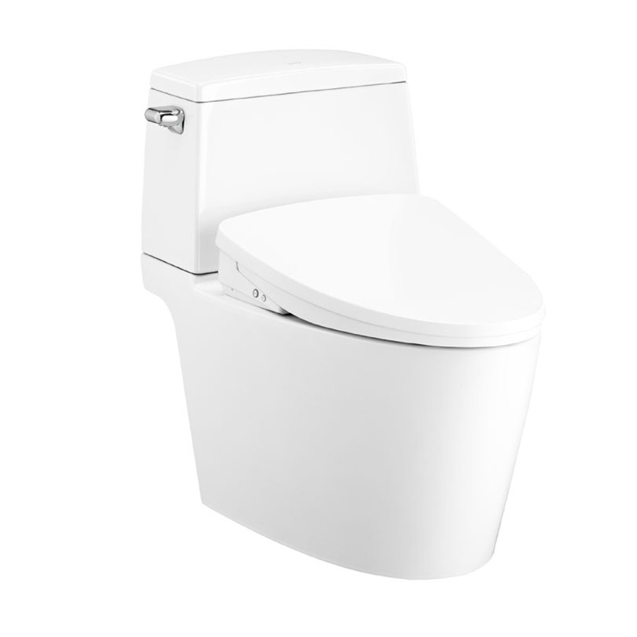 Bồn cầu 2 khối nắp điện tử COTTO C13547(CV10) Riviera Pro C13547(CV10)