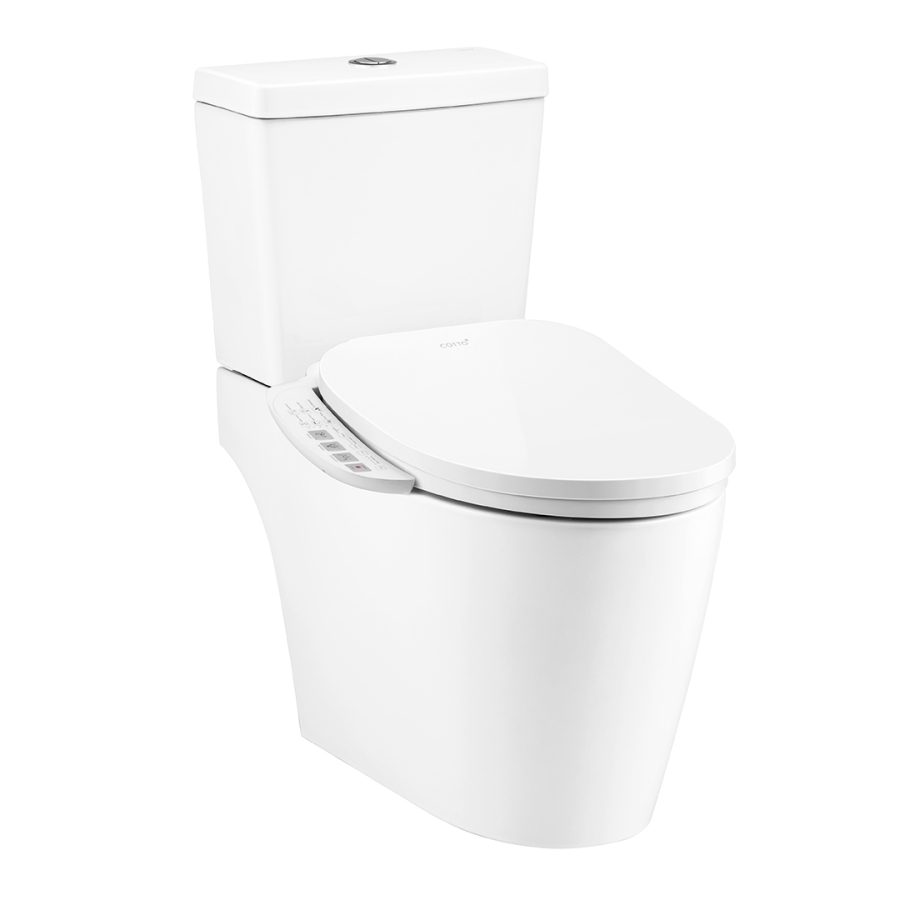 Bồn cầu 2 khối nắp điện tử COTTO C167507(CV6) Harmony C167507(CV6)